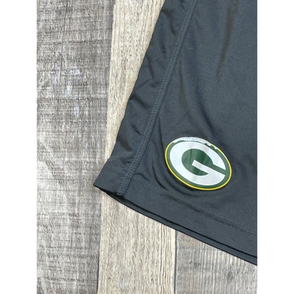 Nike OnField Men S Green Bay Packers Shorts Dri-Fit Gray Athletic Gym Practice - Picture 4 of 8